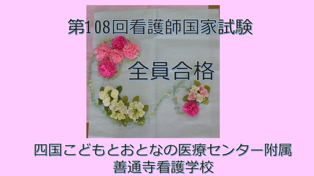 第108回看護師国家試験全員合格